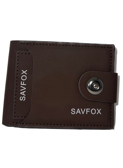 Buy Stylish Men's Wallet, Brown, SAVFOX in Egypt