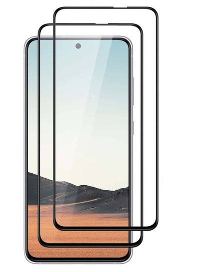 Buy Pack Of 2 Glass Screen Protector For Samsung Galaxy A60 Tempered Glass, Clear Transparent Film Case Friendly 9H Hardness Anti-Fingerprint Anti-Scratch Galaxy A60 in UAE