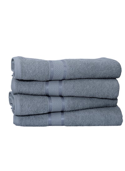 Buy Bath Towel Ultra Soft 70Cm X 140Cm, 100% Cotton Bath Towels Pack , 430GSM Terry in UAE