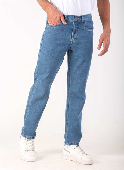 Buy Men`s Jeans Wide Leg Normal Waist Jeans in Egypt