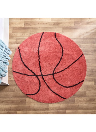 Buy Arcade Basketball Shaped Tufted Rug 120 x 120 cm in UAE