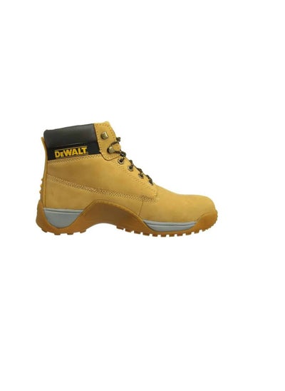 Buy Dewalt Full Grain Leather Apprentice Safety Shoes Honey-Dual Density anti bacterial insole EU 45 in UAE