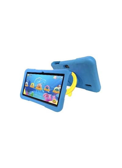 Buy K1 Kids Tablet 7-inch Wi-Fi, 4GB RAM + 128GB ROM, Android 13.0-Blue in UAE