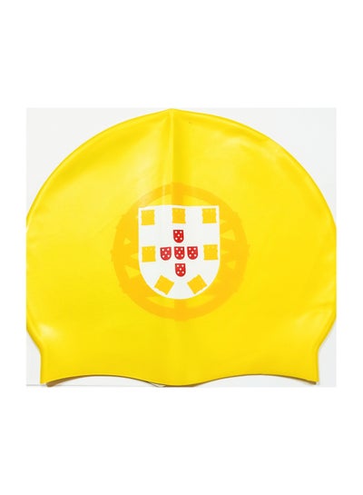 Buy Silicone Swimming Cap, Yellow in Egypt