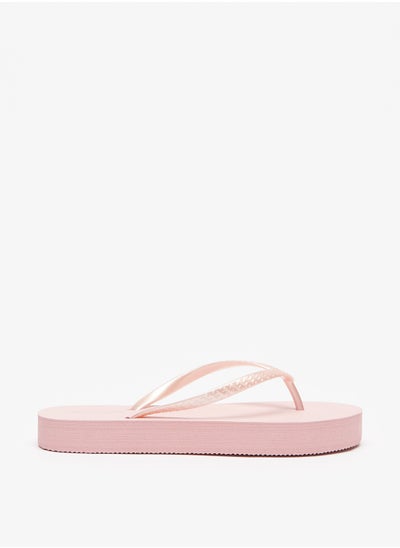 Buy Womens Textured Flip Flops in Saudi Arabia