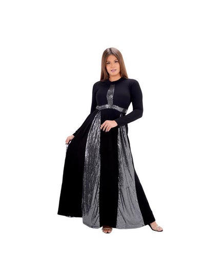 اشتري LONG WOMEN`S DRESS DECORATED WITH SEQUINS في مصر