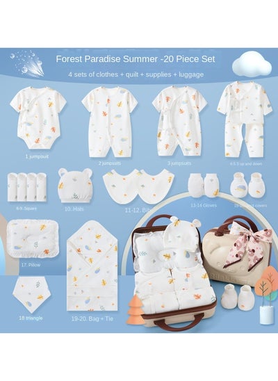 Buy Newborn Baby Gifts Set Newborn Layette Gifts Set Baby Girl Boys Gifts Premium Cotton Baby Clothes Accessories Set in UAE