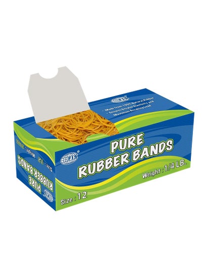 اشتري FIS Pure Rubber Bands 12 Size, 1/4 LB - FSRB12 في الامارات