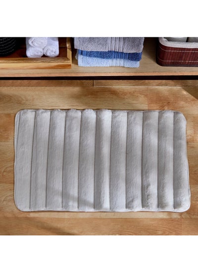 اشتري Fluffy Rabbit Fur Bath Mat 80 x 50 cm في الامارات