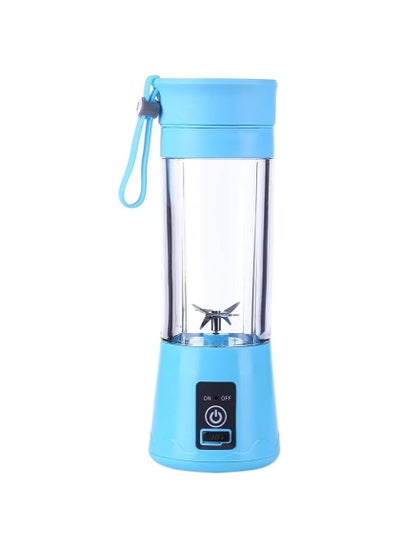 Buy Mini Portable Rechargeable Blender Practical 6 Blades (Blue) in UAE