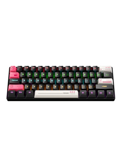 Buy G55 Mechanical Gaming Keyboard,61 Keys Ultral Compact Wired Keyboard with RGB Backlit,Easy to Carry on Business Trip,for PC/Mac Gamer in UAE