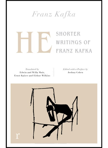 Buy He: Shorter Writings of Franz Kafka  (riverrun editions) in UAE