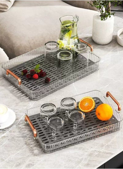 Buy Set of 2 acrylic trays + strainer in Egypt