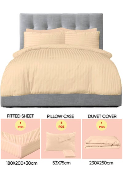 Buy 6 Pieces King Size Bedding Cover Set in UAE