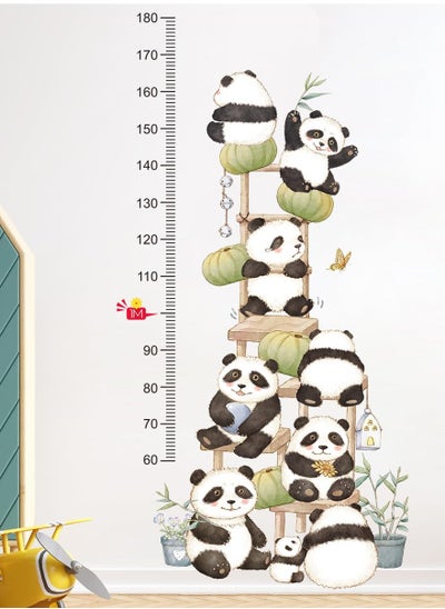 اشتري Kids Height Measurement Growth Chart Wall Stickers, Animals Cat Zebra Rhino Height Measure Ruler Decor for Children's Baby Boy Girl Kid Nursery Bedroom Playroom Wall Decor Toddler Wall Art Gift في الامارات