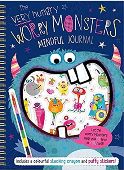 Buy The Very Hungry Worry Monsters Mindful Journal in UAE