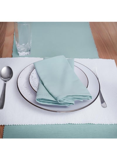 Buy Torrance 2-piece Napkin Set 45x45cm - Mint in UAE