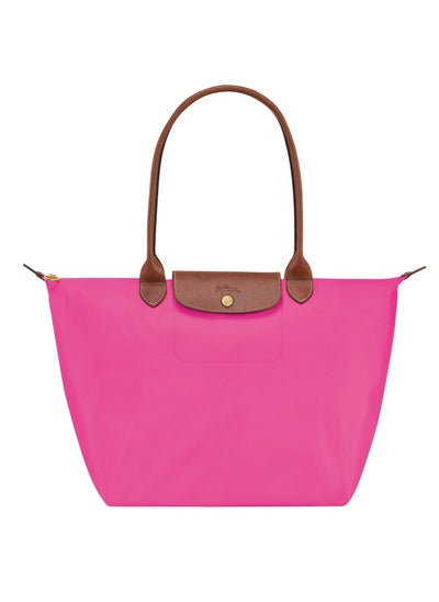 Buy women's large handbag, handbag, shoulder bag pink classic style in Saudi Arabia