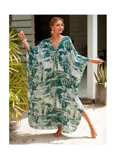 Buy Beach Printed Robe Sunscreen Cover in UAE