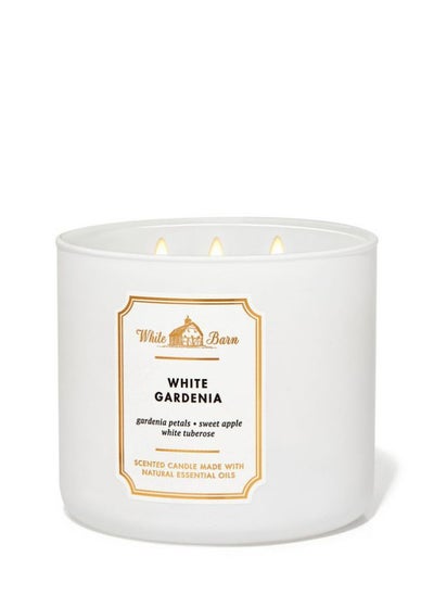 اشتري White Gardenia 3-Wick Candle في الامارات