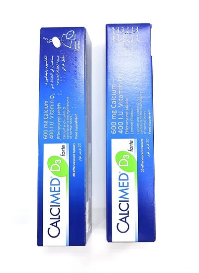 Buy Calcimed D3 Forte 20's 2 Pack in UAE