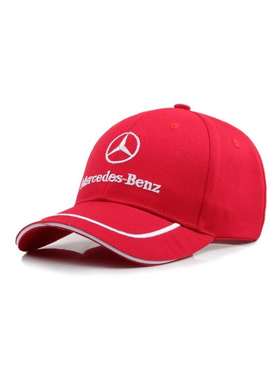 Buy Mercedes Benz Logo Embroidered Adjustable Baseball Caps for Men and Women Hat Travel Cap Car Racing Motor Hat in UAE