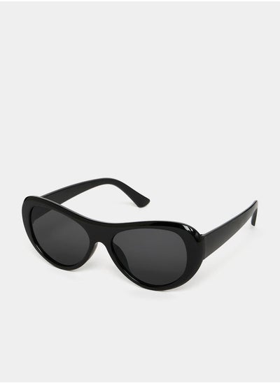 Buy Solid Curvy Sunglasses in Saudi Arabia