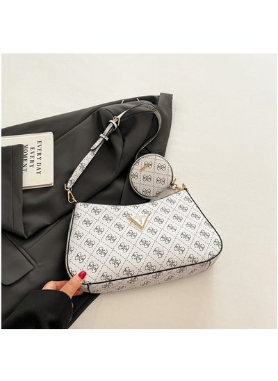 Buy Printed Women's Zipper Shoulder Bag Handbag 28cm*16cm*5cm in UAE