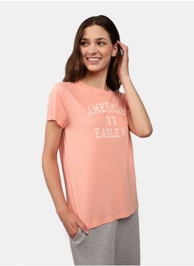 Buy AE Slim Classic Logo Graphic T-Shirt in Egypt