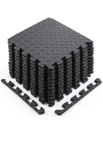 Arabest Foam Flooring Tiles 12pcs Eva Foam Mats Interlocking Foam