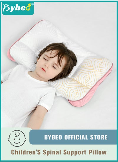 Buy Toddler Pillow for Sleeping,  Kids Pillows with Ergonomic Spine-Protective Design, Ultra Supportive Memory Foam Material, for Babies, Infants, Toddlers, Children, Especially for child aged 6 to 12 in Saudi Arabia