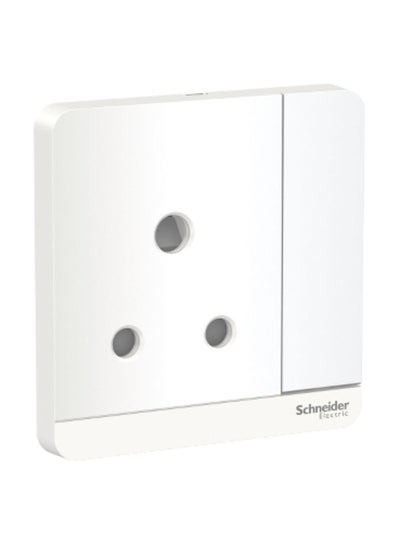 Buy Schneider Electric AvatarOn, switched socket, 3P, 15 A, 250 V, White (Model Number - E8315_15N_WE_G12) in UAE