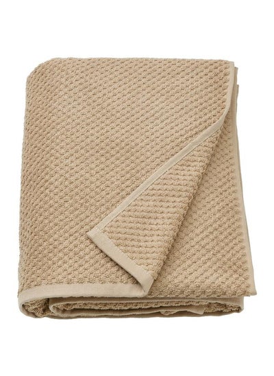 Buy Bath Sheet Beige 100X150 Cm in Saudi Arabia