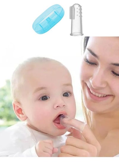 Buy Toothbrush Soft Silicone Baby with Storage Box in Egypt