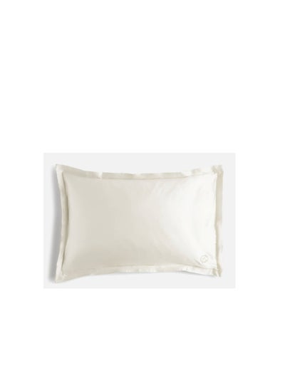 اشتري ESPA HOME OXFORD EDGE SILK PILLOWCASE - PEARL WHITE في الامارات