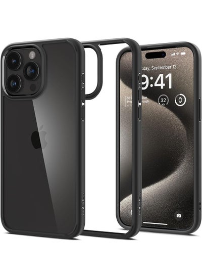 Buy Ultra Hybrid for iPhone 15 Pro MAX Case Cover - Matte Black in UAE