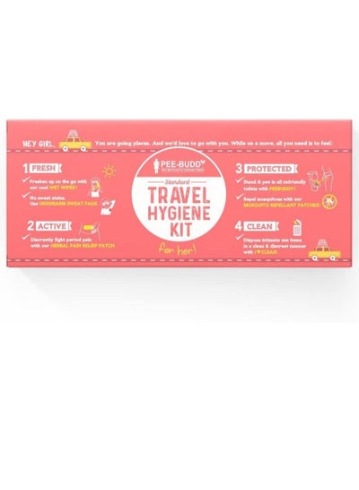 Buy PEE BUDDY Standard Travel Hygiene Kit (Pack of 6 Items) in UAE