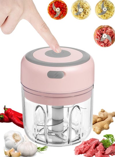 Wireless Mini Electric Food Chopper Garlic Chili Mincer Grinder Blender  Crusher