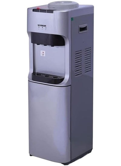 Buy Water dispenser with 3 different taps/hot, cold and normal, gray color, model FW-16VCD in Egypt