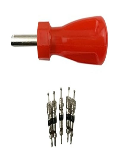 Buy Rosenice Tire Valve Stem Core Remover Installer with 5 Valve Cores Tire Repair Tool Kit in Egypt