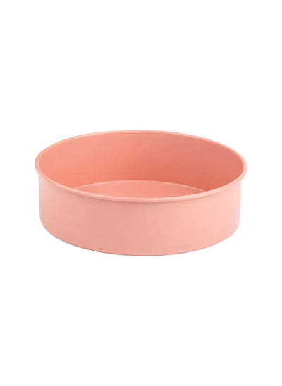 Buy Nonstick Round Bake Pan, Silicone Bakeware Cake Mould (13X6 CM) in UAE