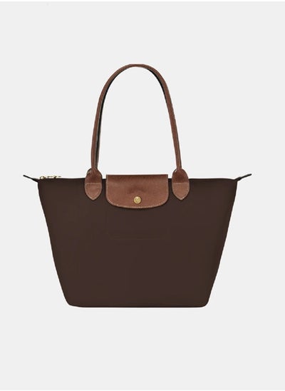 Buy Women's Medium Tote Bag, Handbag, Shoulder Bag, brown Classic Style 31*30*19cm in Saudi Arabia