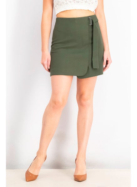 اشتري Women Nancy Mini Skirt, Green في السعودية