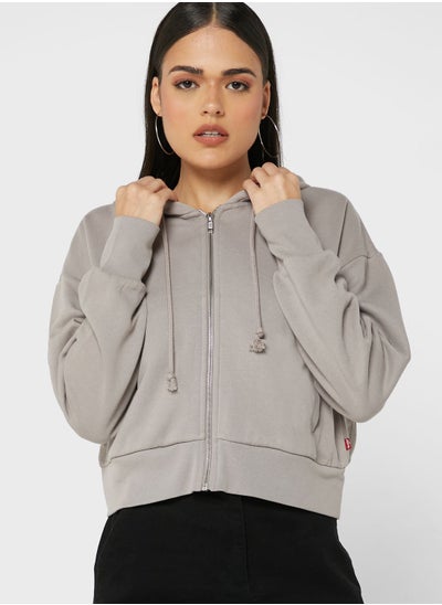 Buy Logo Zip Through Hoodie in Saudi Arabia