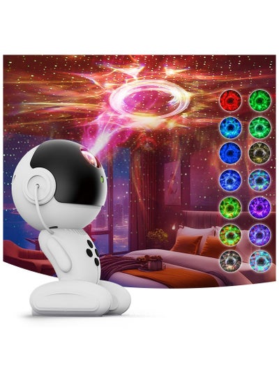 اشتري Robot Star Projector,Astronaut Star Projector,Kids Galaxy Star Led Projector Night Light with Timer Remote Control and 360°Adjustable Design for Children Adults Baby Bedroom,Party Room and Game Room في السعودية