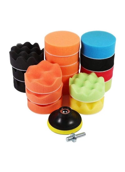 Buy 19Pcs 3 Auto Tool Polishing Buffing Pad Set in UAE