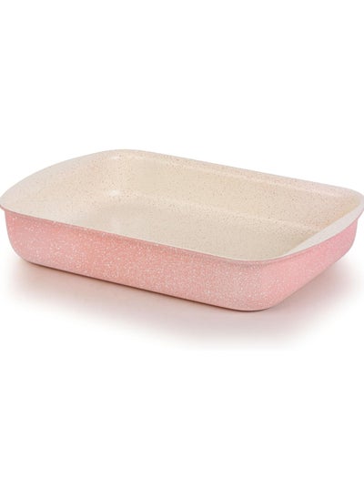 Buy Top Chef Granite Oblong Tray Size 30 Rose in Egypt