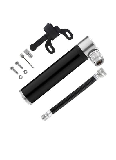 Buy Mini Bike Pump, Portable Bicycle Tire Pump Air Pump 120PSI High Pressure Hand Pump for Mountain Road Bike, Football, Basketball, Volleyball, Tires - Ball Pump Needle/Frame Mount in UAE