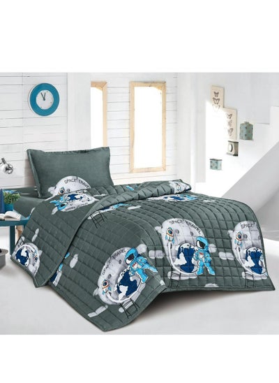 Buy 3 Piece Summer Childrens Quilt Set Microfiber 220x170 cm in Saudi Arabia