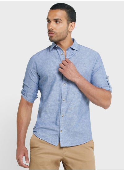 Buy Essential Slim Fit Shirt in Saudi Arabia